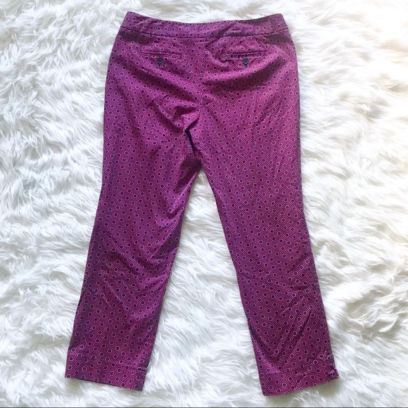 Laundry by Shelli Segal Geometric Slim Fit Capris - Picture 3 of 8